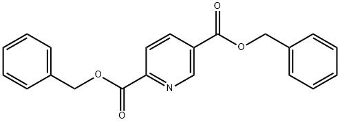 2,5-Pyridinedicarboxylic acid, 2,5-bis(phenylmethyl) ester,24202-70-8,结构式
