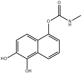 1,2,5-Naphthalenetriol, 5-(N-methylcarbamate) Structure