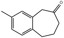 3-甲基-8,9-二氢-5H-苯并[7]轮烯-6(7H)-酮 结构式