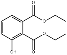 1,2-Benzenedicarboxylic acid, 3-hydroxy-, 1,2-diethyl ester Struktur