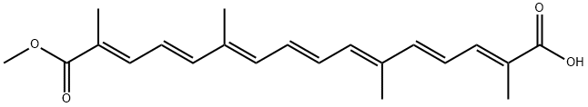 8,8'-Diapo-ψ,ψ-carotene-8,8'-dioic acid 8-methyl ester