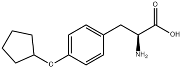 L-Tyrosine, O-cyclopentyl-,256454-45-2,结构式