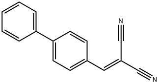 2-(4-(苯基)亚苄基)丙二腈,26089-09-8,结构式