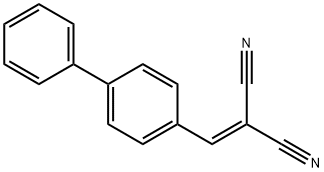 2-(4-(苯基)亚苄基)丙二腈, 26089-09-8, 结构式