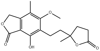 マイコフェノール酸モフェチル関連化合物B [(RS)-7-ヒドロキシ-5-メトキシ-4-メチル-6-[2-(5-メチル-2-オキソ-テトラヒドロフラン-5-イル)エチル]-3H-イソベンゾフラニル-1-オン] price.