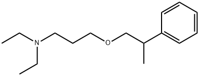 N,N-Diethyl-3-[(β-methylphenethyl)oxy]propan-1-amine Struktur