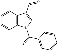 1-苯甲酰基-1H-吲哚-3-甲醛 结构式