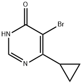 5-溴-6-环丙基嘧啶-4-醇,27192-20-7,结构式