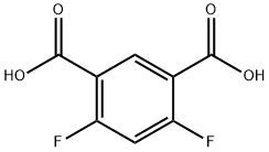 1,3-Benzenedicarboxylic acid, 4,6-difluoro- Structure