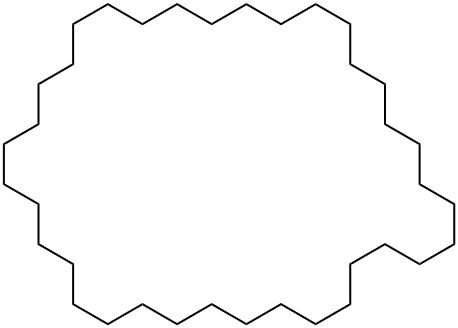 Cyclohexatriacontane, 297-50-7, 结构式