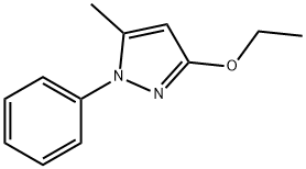 1H-Pyrazole,3-ethoxy-5-methyl-1-phenyl-(9CI) 化学構造式