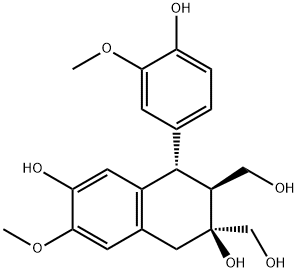 (+)-环橄榄树脂素,3064-05-9,结构式
