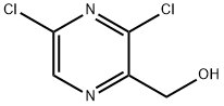 2-Pyrazinemethanol, 3,5-dichloro- Struktur