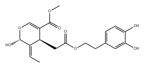 OLEUROPEINAGLYCONE Structure