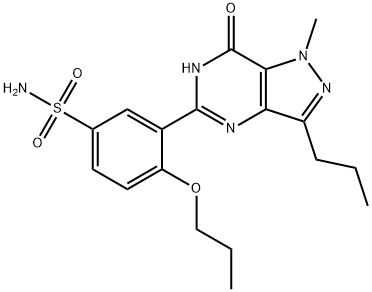 N-Des[2-(1-methyl-2-pyrrolidinyl)ethyl] Udenafil 化学構造式