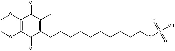 硫酸艾地苯醌, 319906-76-8, 结构式