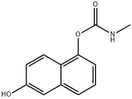 1,6-Naphthalenediol, 1-(N-methylcarbamate) Structure