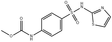 Carbamic acid, [4-[(2-thiazolylamino)sulfonyl]phenyl]-, methyl ester (9CI) Structure