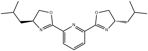 2,6-双((S)-4-异丁基-4,5-二氢噁唑-2-基)吡啶,335357-38-5,结构式