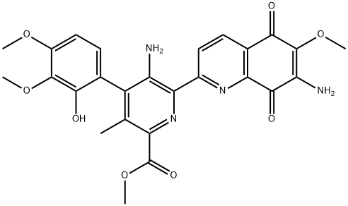 Streptonigrin Structure