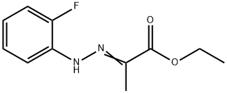 Propanoic acid, 2-[2-(2-fluorophenyl)hydrazinylidene]-, ethyl ester Structure