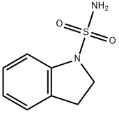 1H-Indole-1-sulfonamide,2,3-dihydro-(9CI) 化学構造式