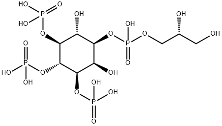 Glycerophosphoinositol 3,4,5-trphosphate Struktur