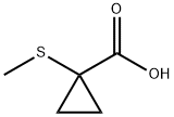 Cyclopropanecarboxylic acid, 1-(methylthio)- Struktur