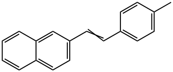 Naphthalene, 2-[2-(4-methylphenyl)ethenyl]- 化学構造式