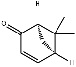 (1R,5R)-6,6-二甲基双环[3.1.1]庚-3-烯-2-酮, 35408-03-8, 结构式