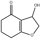 4(2H)-Benzofuranone, 3,5,6,7-tetrahydro-3-hydroxy- Struktur