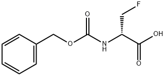 D-Alanine, 3-fluoro-N-[(phenylmethoxy)carbonyl]- 化学構造式