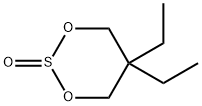 1,3,2-Dioxathiane, 5,5-diethyl-, 2-oxide 结构式