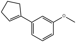 Benzene, 1-(1-cyclopenten-1-yl)-3-methoxy-|