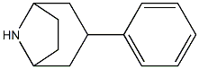 8-Azabicyclo[3.2.1]octane, 3-phenyl-, endo- (9CI) Structure