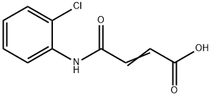 2-Butenoic acid, 4-[(2-chlorophenyl)amino]-4-oxo- 结构式