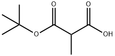 α-methylmalonate mono-tert-butyl ester 化学構造式