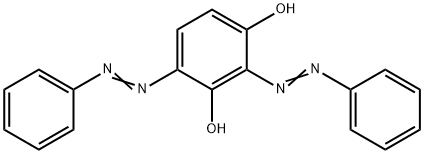1,3-Benzenediol, 2,4-bis(2-phenyldiazenyl)-,3789-74-0,结构式