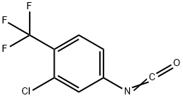 Benzene, 2-chloro-4-isocyanato-1-(trifluoromethyl)- Structure