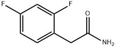 2-(2,4-difluorophenyl)acetamide 化学構造式