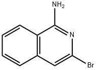 3-溴异喹啉-1-胺, 40073-36-7, 结构式