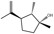 [1R,(-)]-3α-Isopropenyl-1,2β-dimethylcyclopentane-1β-ol 结构式