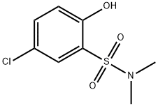 5-chloro-2-hydroxy-N,N-dimethylbenzene-1-sulfonamide Structure