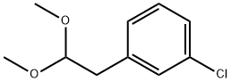 Benzene, 1-chloro-3-(2,2-dimethoxyethyl)- Struktur