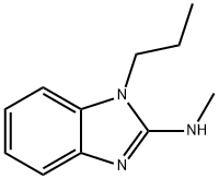 1H-Benzimidazol-2-amine,N-methyl-1-propyl-(9CI) Struktur