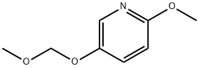 Pyridine, 2-methoxy-5-(methoxymethoxy)- Structure