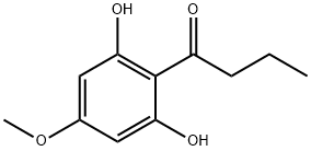 1-Butanone, 1-(2,6-dihydroxy-4-methoxyphenyl)- Structure