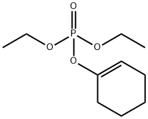 Phosphoric acid, 1-cyclohexen-1-yl diethyl ester Structure