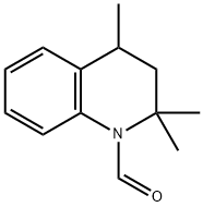 1(2H)-Quinolinecarboxaldehyde, 3,4-dihydro-2,2,4-trimethyl- Struktur