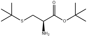 L-Cysteine, S-(1,1-dimethylethyl)-, 1,1-dimethylethyl ester, 45157-84-4, 结构式